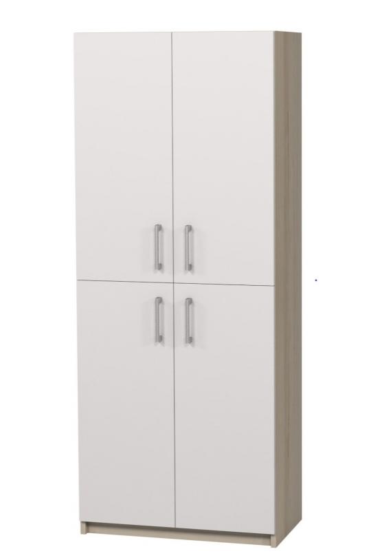 Шафа закрита з 4-ма дверцятами,для офісів, кабінетів,навчальних закладів,(АЛМАНТ),702х405х2115 мм.